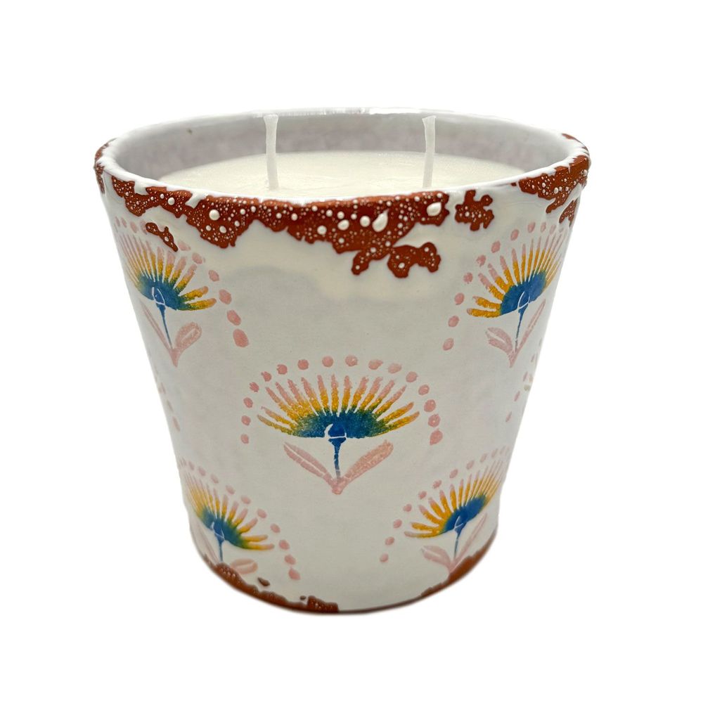 Bougies - bougie parfumée Albizia en céramique taille L - WAX DESIGN - BARCELONA