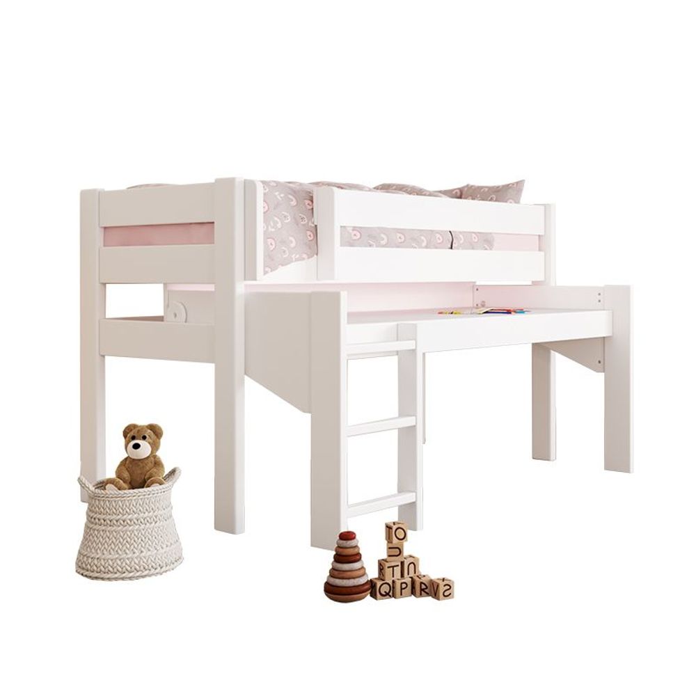 Beds - DOMINIQUE 127 ELEVATOR + ROLLING DESK AND BOX (optional) - MATHY BY BOLS