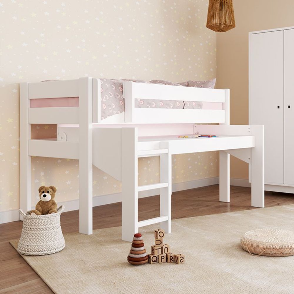 Beds - DOMINIQUE 127 ELEVATOR + ROLLING DESK AND BOX (optional) - MATHY BY BOLS