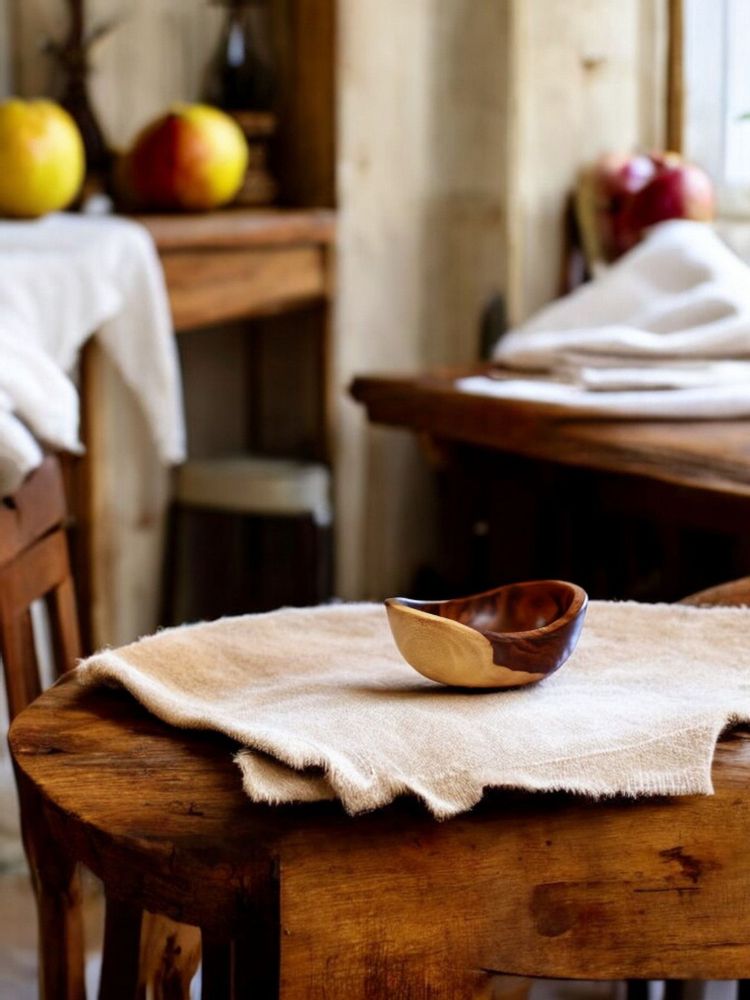 Platter and bowls - Ostar Arched Sheesham Wood Bowl - Handcrafted & Sustainable - Unique - MAISON ZOE