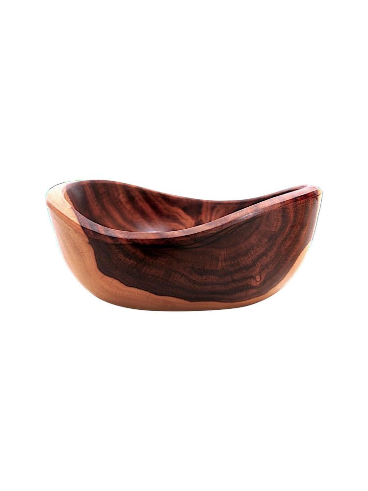 Platter and bowls - Ostar Arched Sheesham Wood Bowl - Handcrafted & Sustainable - Unique - MAISON ZOE