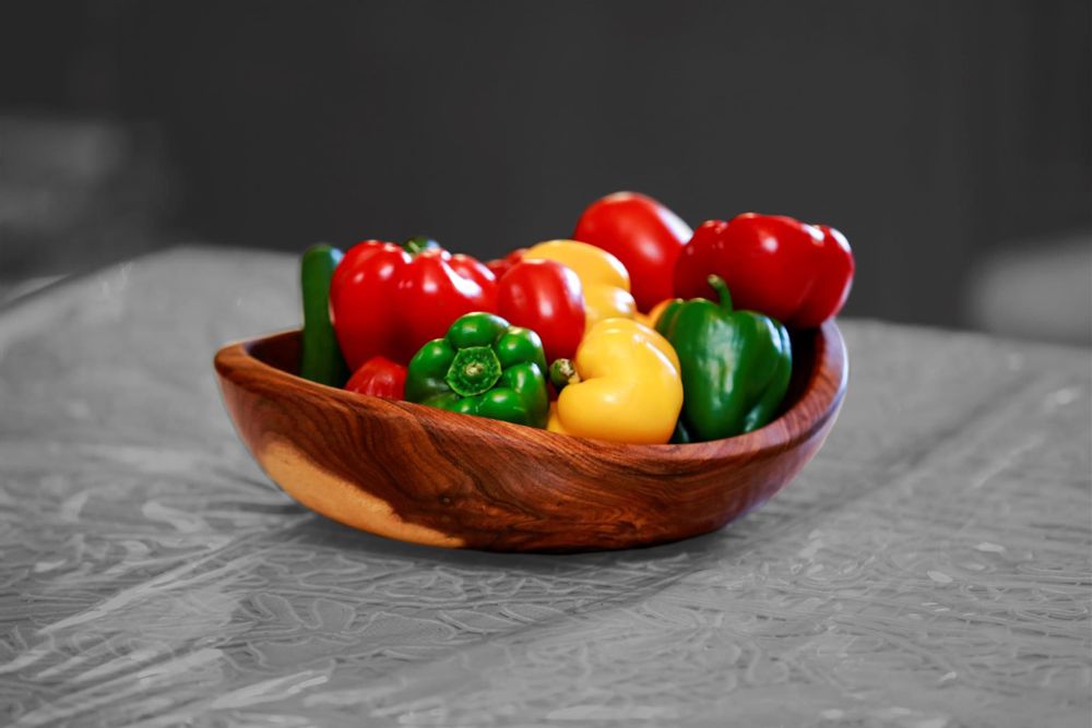 Platter and bowls - Ostar Arched Sheesham Wood Bowl - Handcrafted & Sustainable - Unique - MAISON ZOE