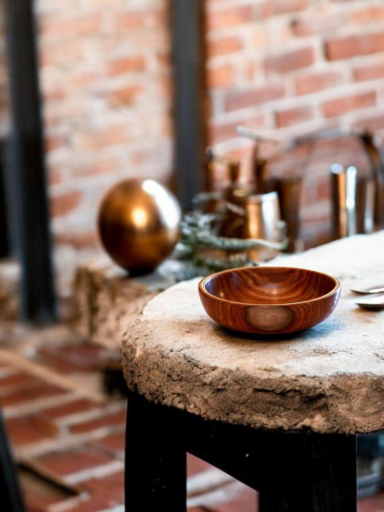 Platter and bowls - Ostar Sheesham Wood Bowl – Handmade - Sustainable - and Food-Safe - MAISON ZOE