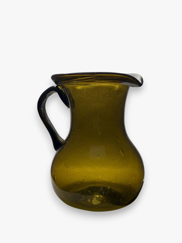 Carafes - Carafe Maya : carafe en verre recyclé fabriquée à la main, couleur et - MAISON ZOE