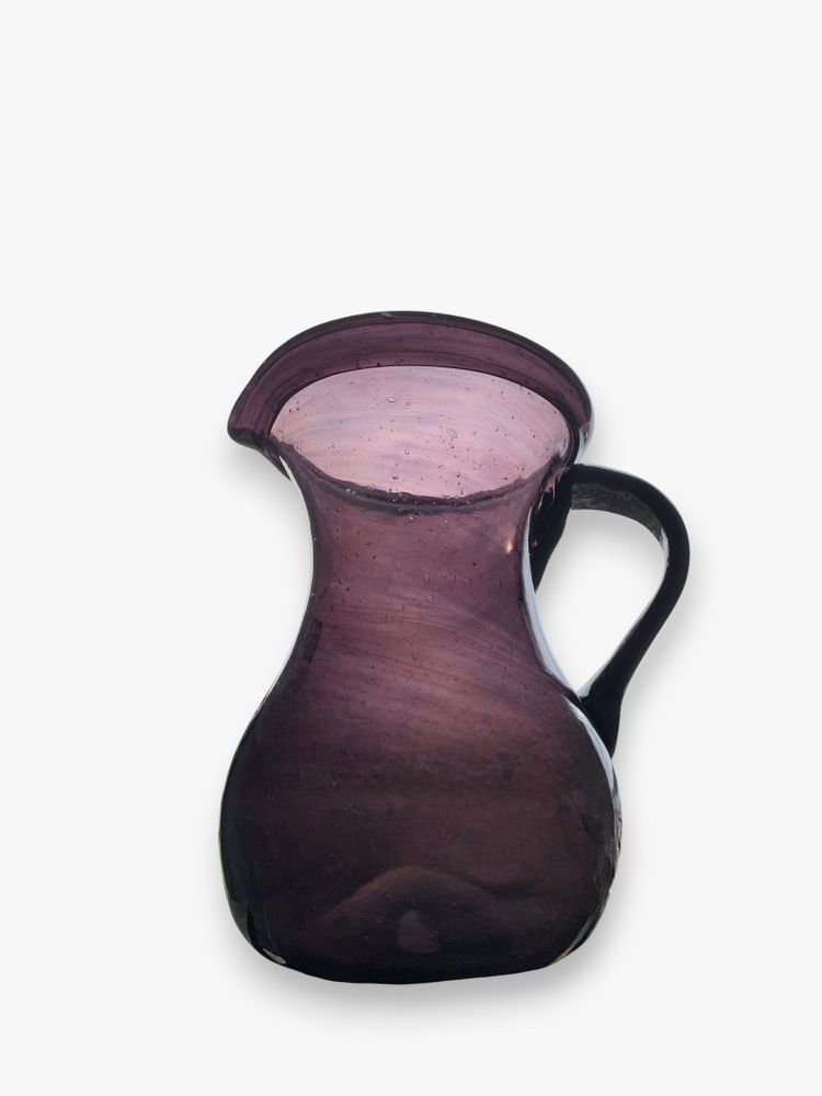 Carafes - Maya Carafe–Handcrafted Recycled Glass Decanter, Unique Color & Design - MAISON ZOE