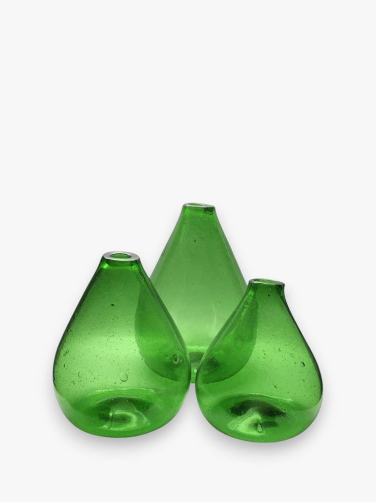 Vases - Glass Vases Set of 3 – Sustainable Artistry in Recycled Glass -Elegant - MAISON ZOE