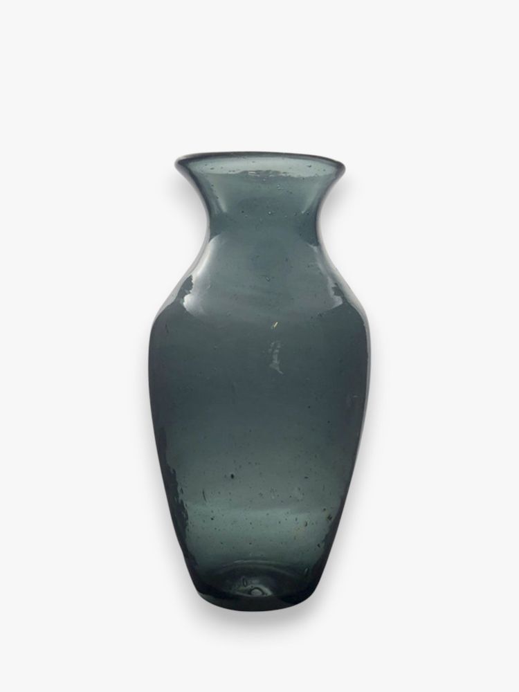 Vases - Vase en verre Belina — verre recyclé soufflé à la bouche élegant 27cm - MAISON ZOE