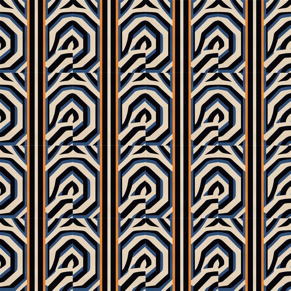 Wallpaper - Wallpaper sheet n°3 - Frisco Psyche - JOLI JOUR PARIS