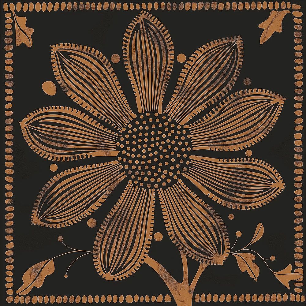 Papiers peints - Feuille de papier peint n°11 - Sienna Terra - JOLI JOUR PARIS