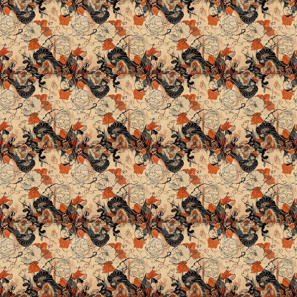 Papiers peints - Feuille de papier peint n°4 - Sienna Terra - JOLI JOUR PARIS
