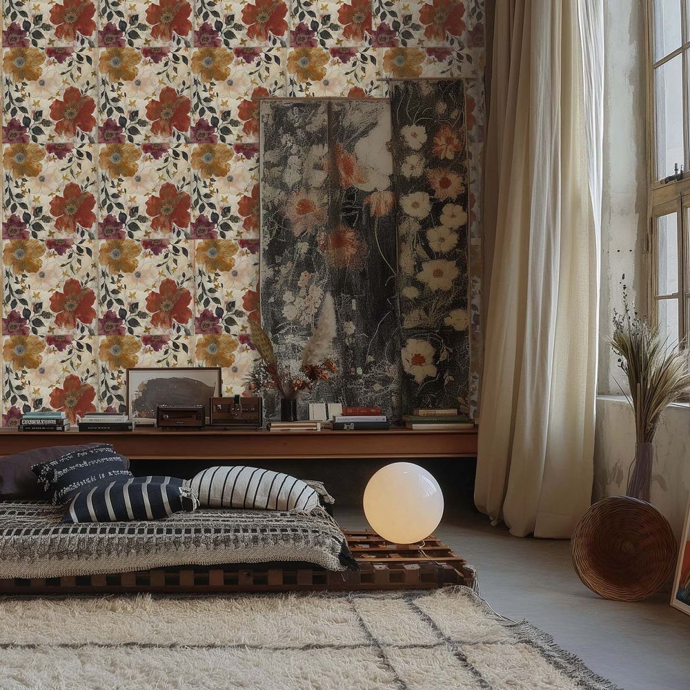 Wallpaper - Wallpaper sheet n°5 - Sienna Terra - JOLI JOUR PARIS
