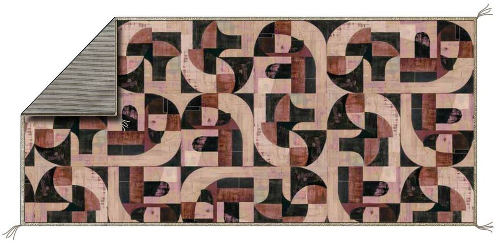 Plaids - Chemin de lit Dandy terracotta - JOLI JOUR PARIS