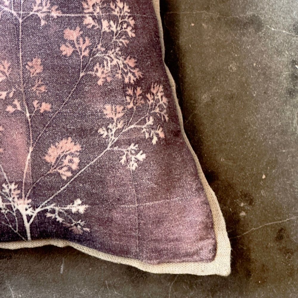 Coussins - Housse de coussin Herbier Lilas - grand rectangle - JOLI JOUR PARIS