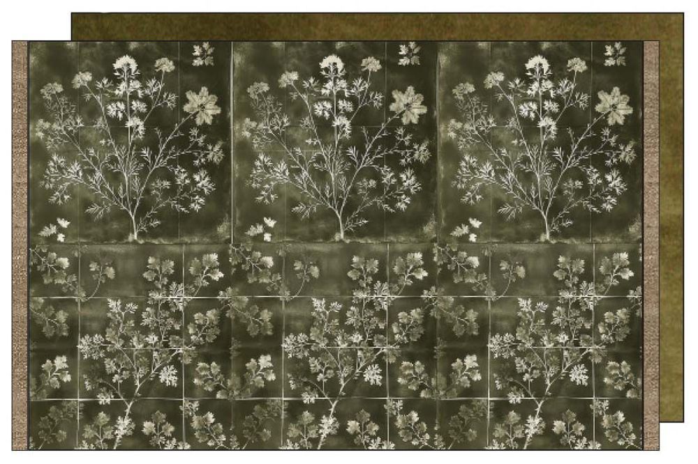 Coussins - Housse de coussin Herbier Kaki - grand rectangle - JOLI JOUR PARIS