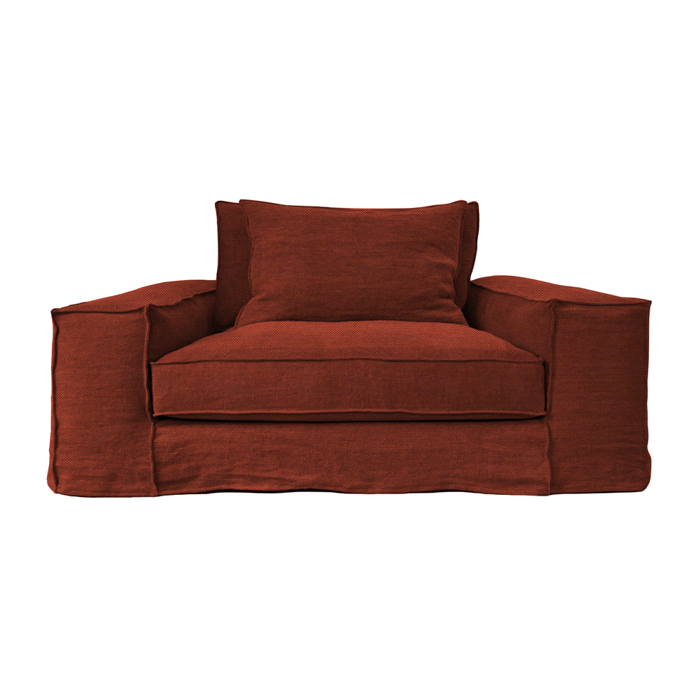 Sofas - Portobello burgundy cabaret sofa - 1 seater - JOLI JOUR PARIS