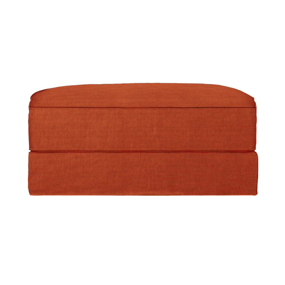 Canapés - Canapé Portobello orange mécanique - pouf - JOLI JOUR PARIS