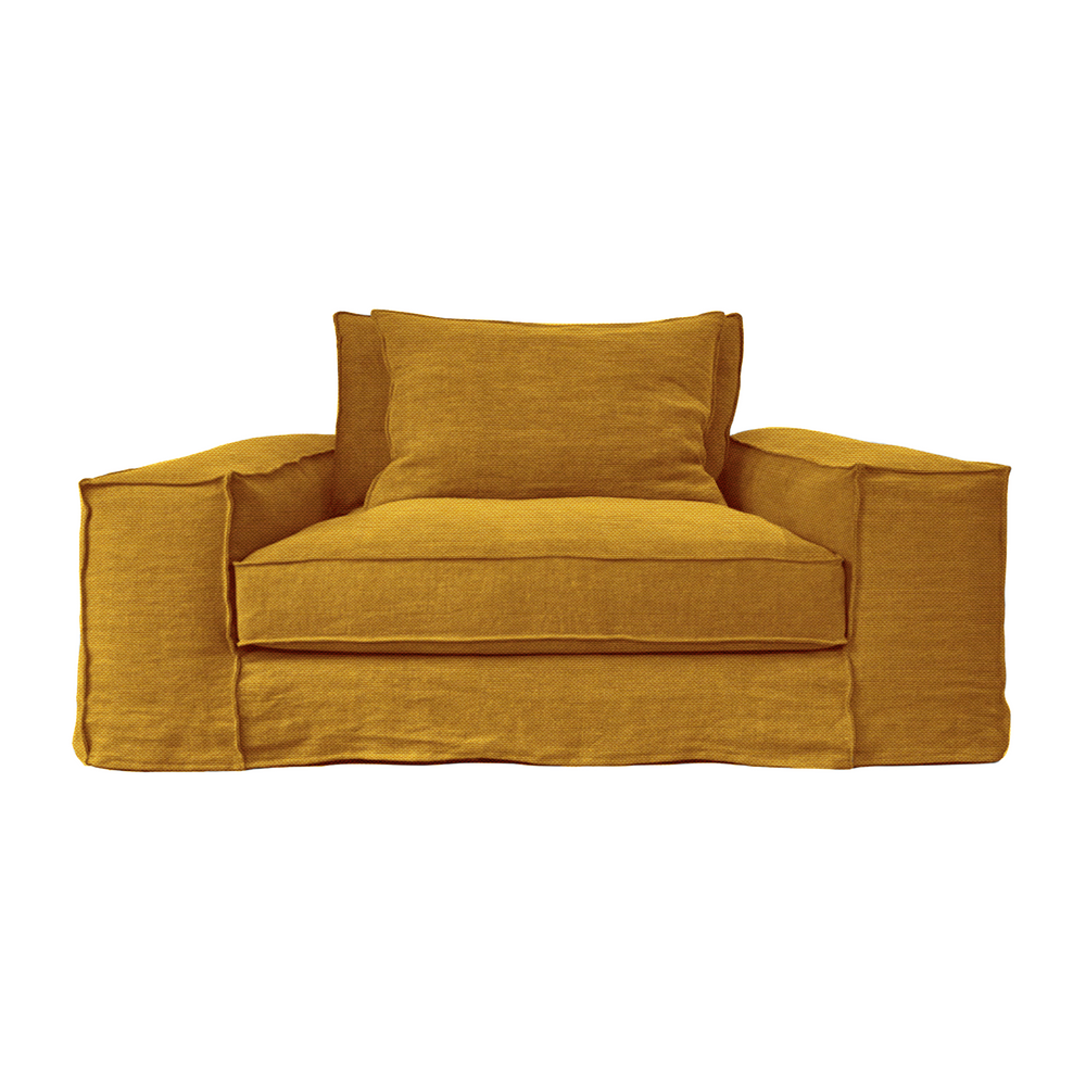Sofas - Golden ochre Portobello sofa - 1 seat - JOLI JOUR PARIS