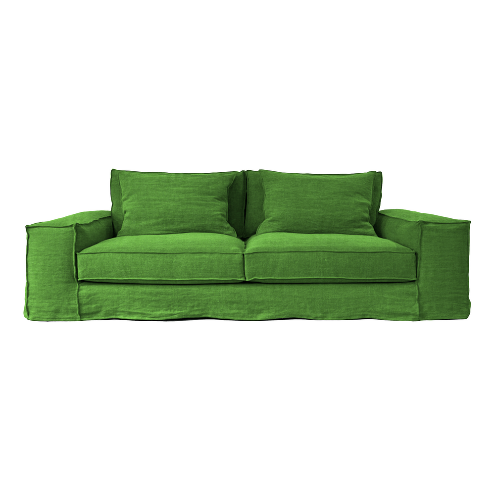 Sofas - Grass green Portobello sofa - 3 seats - JOLI JOUR PARIS