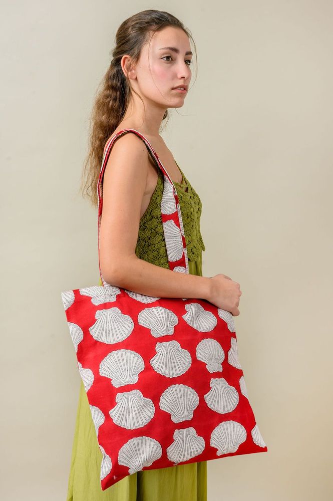 Bags and totes - White Shell Tote Bag - KORES ACCESSORIES