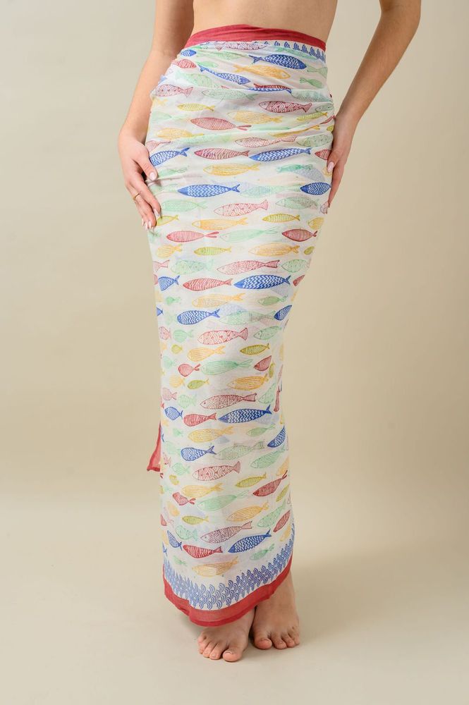 Scarves - Color Fish Scarf - KORES ACCESSORIES