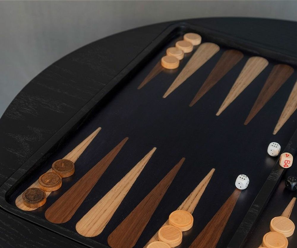 Other tables - Crawford Backgammon Table - WOOD TAILORS CLUB