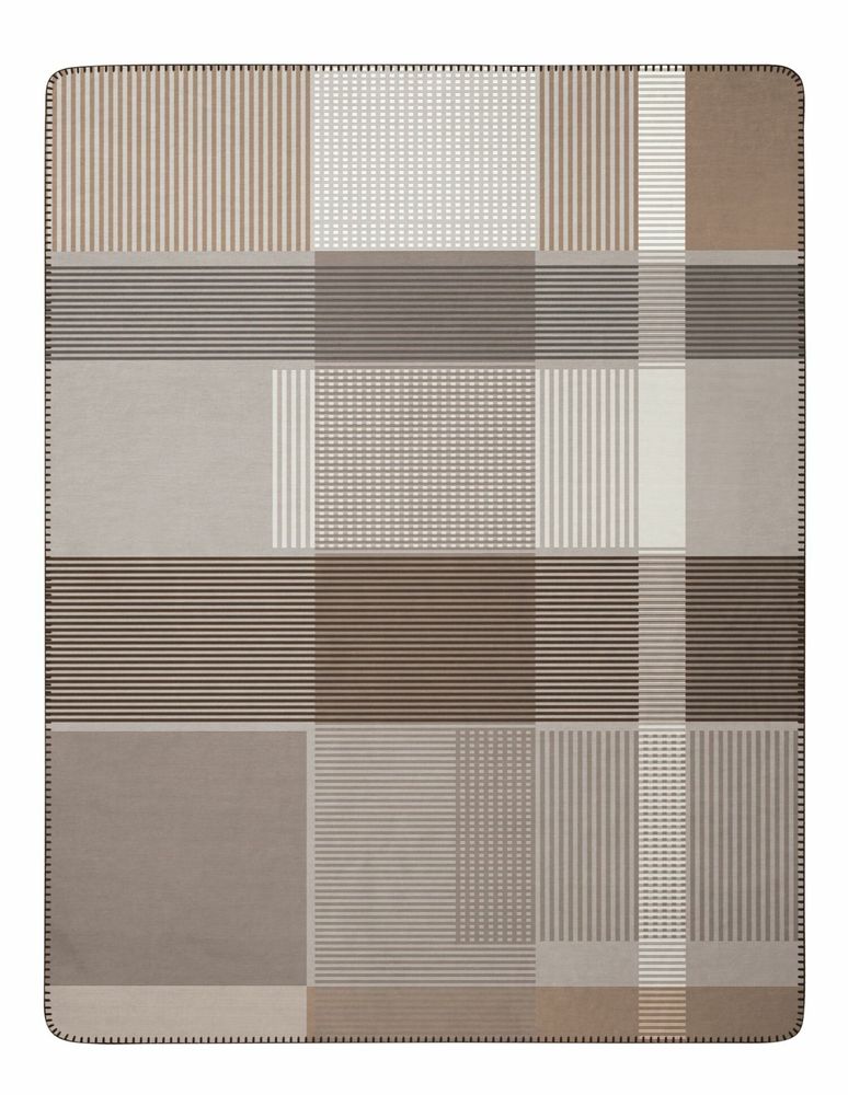 Throw blankets - Throw Maze Stone - BIEDERLACK