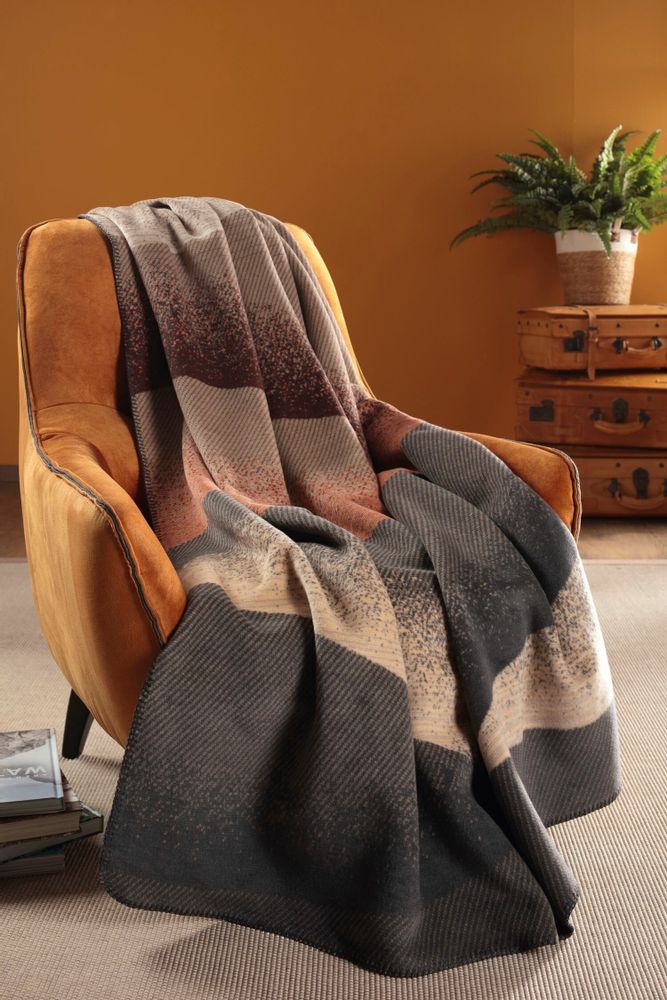 Throw blankets - Throw Desert Wave - BIEDERLACK