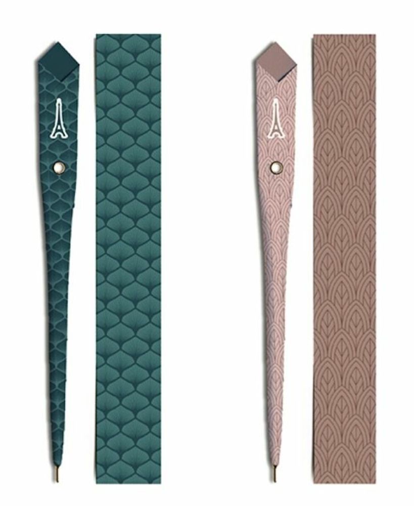 Pens and pencils - 48 paper pens - ART DECO collection - PLUME DE PAPIER