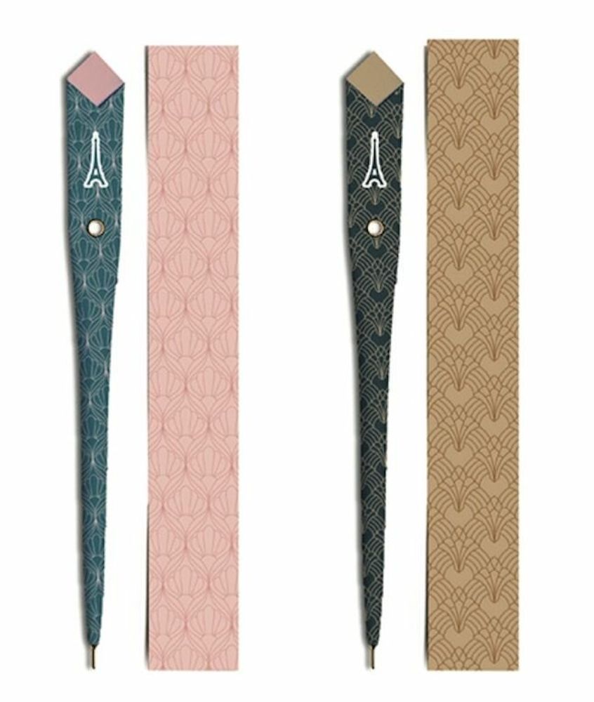 Pens and pencils - 48 paper pens - ART DECO collection - PLUME DE PAPIER