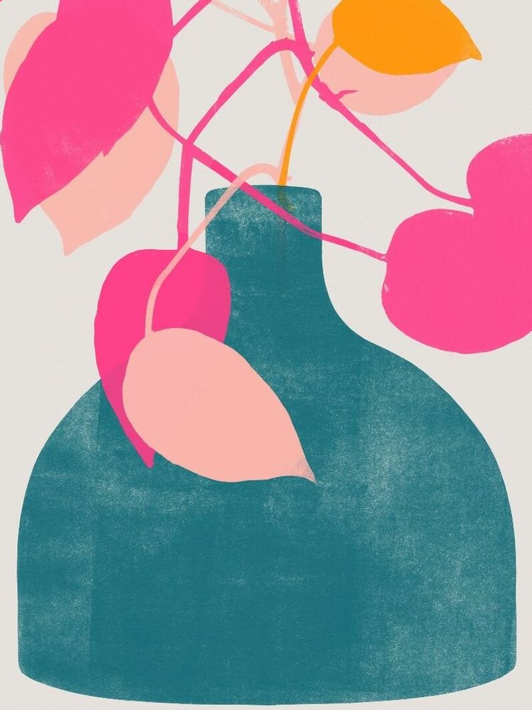 Poster - NEON ART Collection - Series 2 - BLUE SHAKER