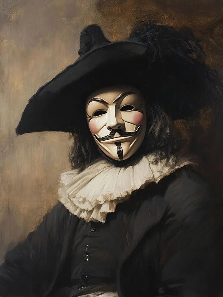 Poster - Historical Portraits Collection - Virtual Reality - BLUE SHAKER