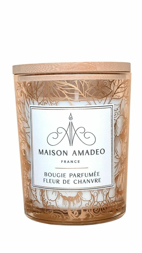 Bougies - Bougie parfumée Fleur de chanvre - MAISON AMADEO