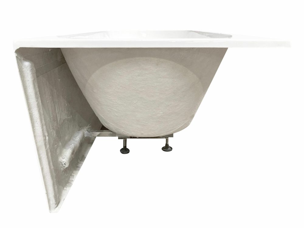 Baignoires - Baignoire semi-îlot Murale CAPRI 180 Droite L. 180 x l. 81 cm, SPALINA - SPALINA
