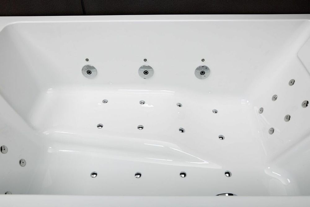 Baignoires - Baignoire balnéo BRAVA DUO Jets 2 places L.170 x l.100 cm, SPALINA - SPALINA