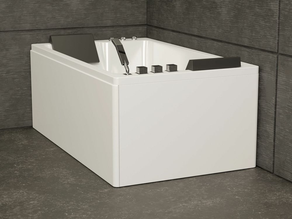 Baignoires - Baignoire balnéo BRAVA DUO Jets 2 places L.170 x l.100 cm, SPALINA - SPALINA
