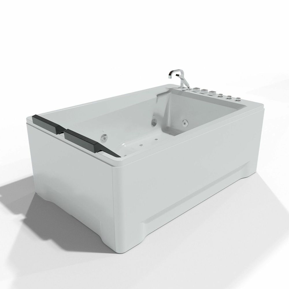 Baignoires - Baignoire balnéo TONSAY DUO Jets 2 places L. 180 x l. 120 cm, SPALINA - SPALINA