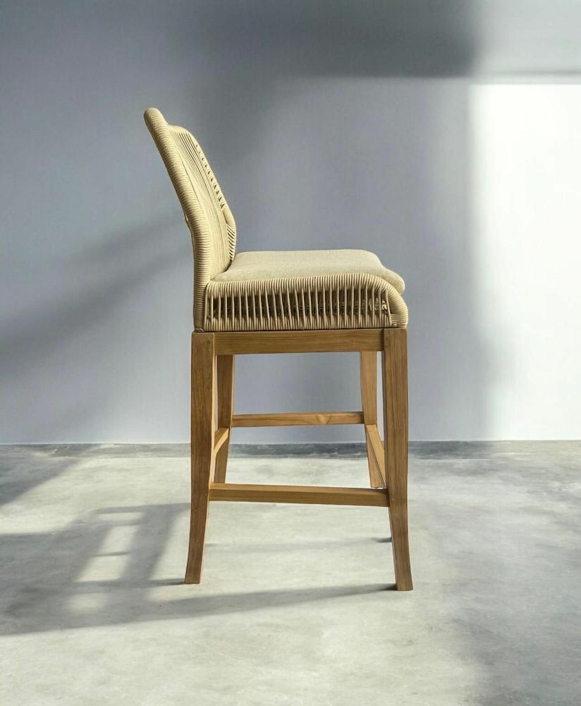 Lawn armchairs - Bar chair\" Lisa Bar\” (H 75/115 cm) - BALINAISA