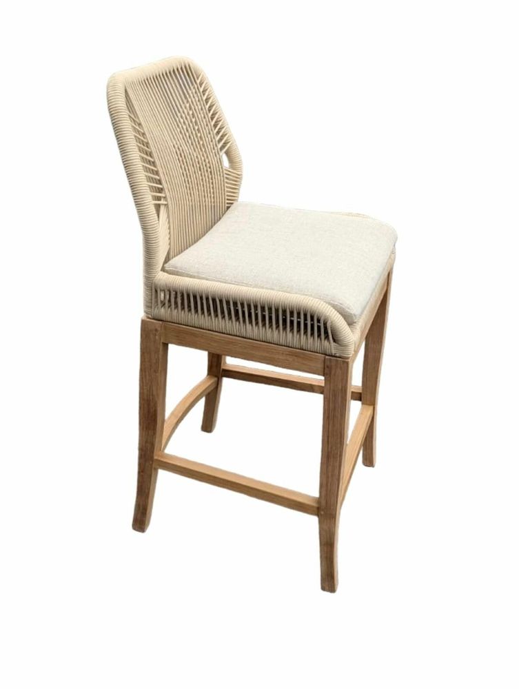 Lawn armchairs - Bar chair\" Lisa Bar\” (H 75/115 cm) - BALINAISA