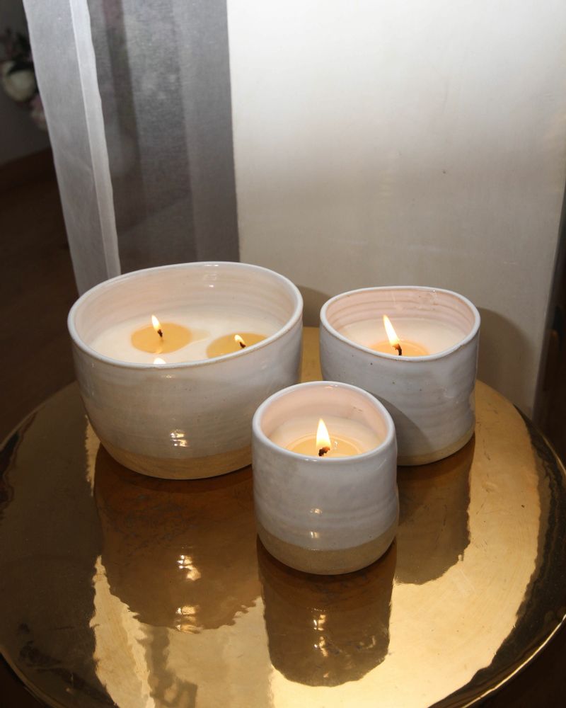 Candles - Essence d'Azur refillable scented candle 360g - MAISON TASSAN