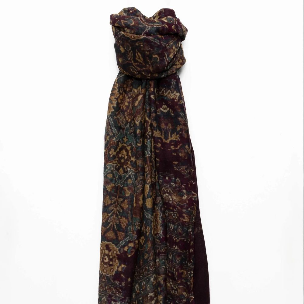 Foulards et écharpes - Chèche en laine GASTON ocre - MONSIEUR CHARLI
