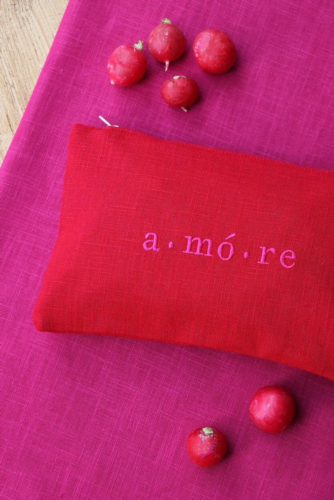 Clutches - Linen pochette | PENSIERI - GIARDINO SEGRETO