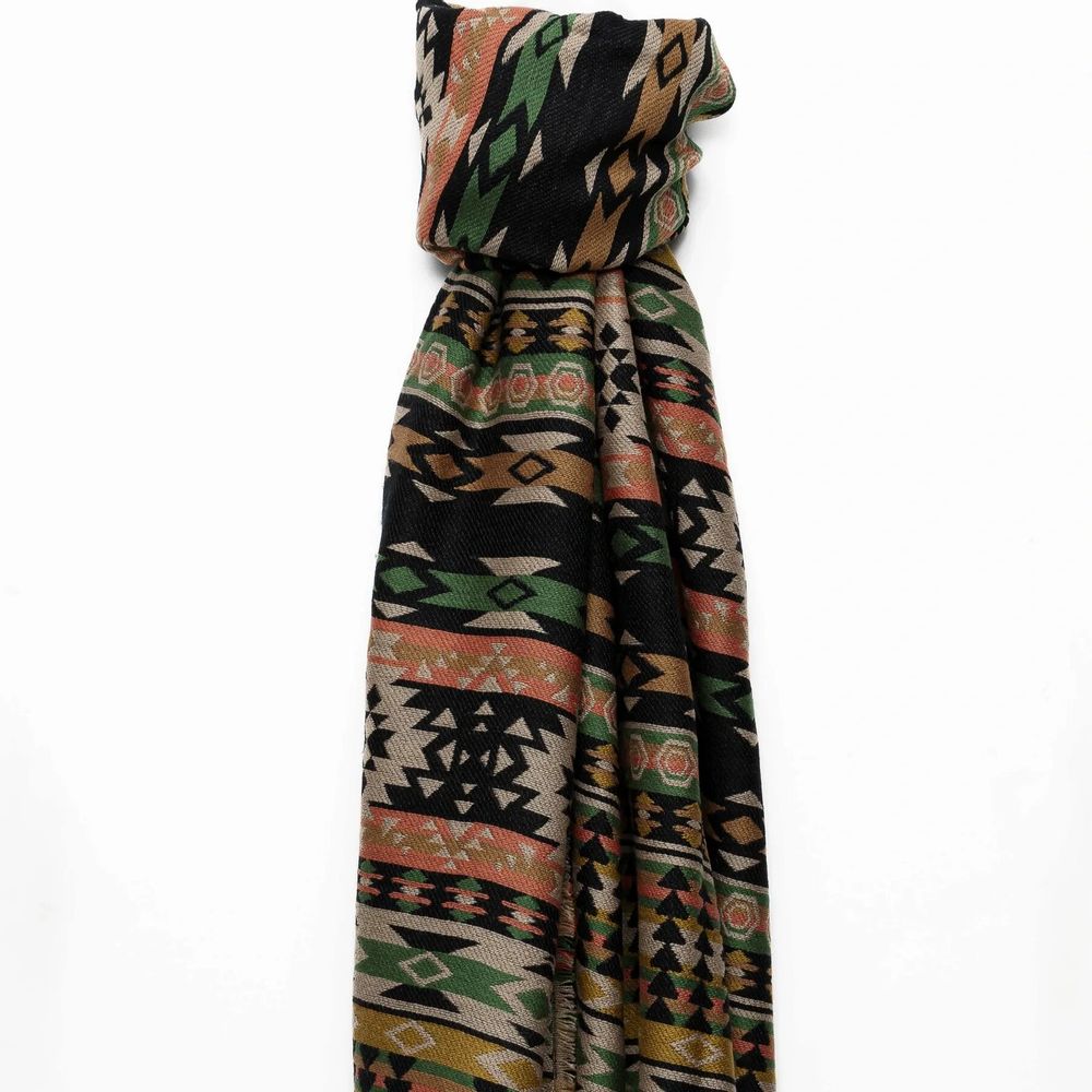Scarves - Orange GINO woven scarf - MONSIEUR CHARLI