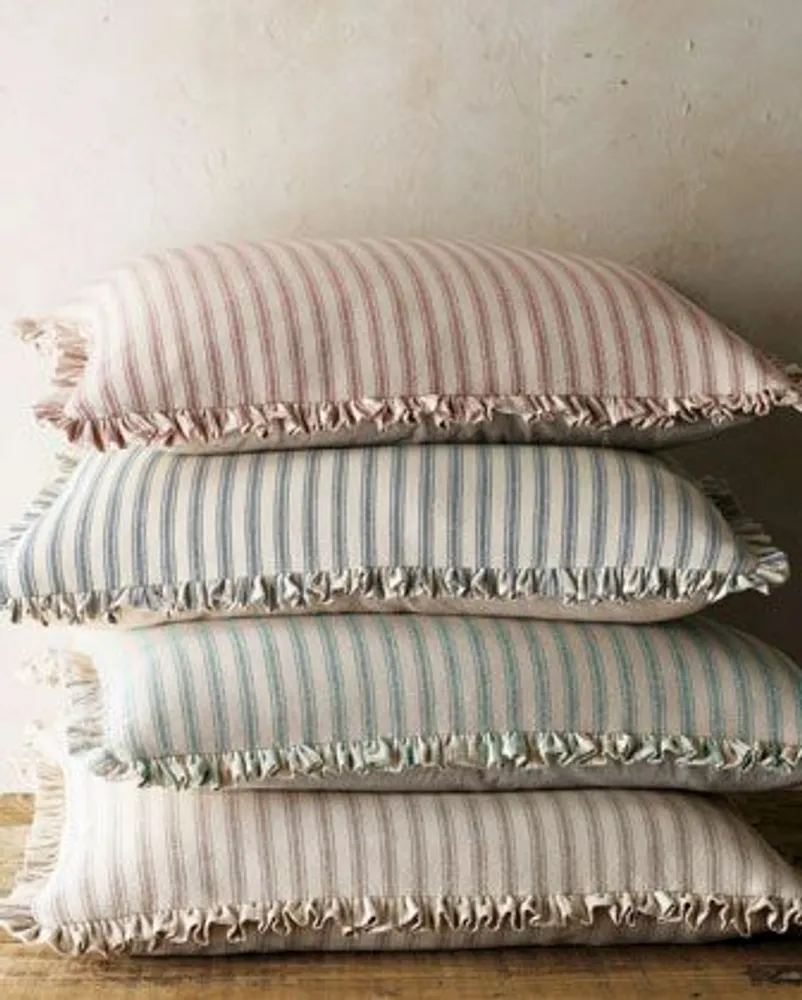 Fabric cushions - Striped cushion - SAANI HOME