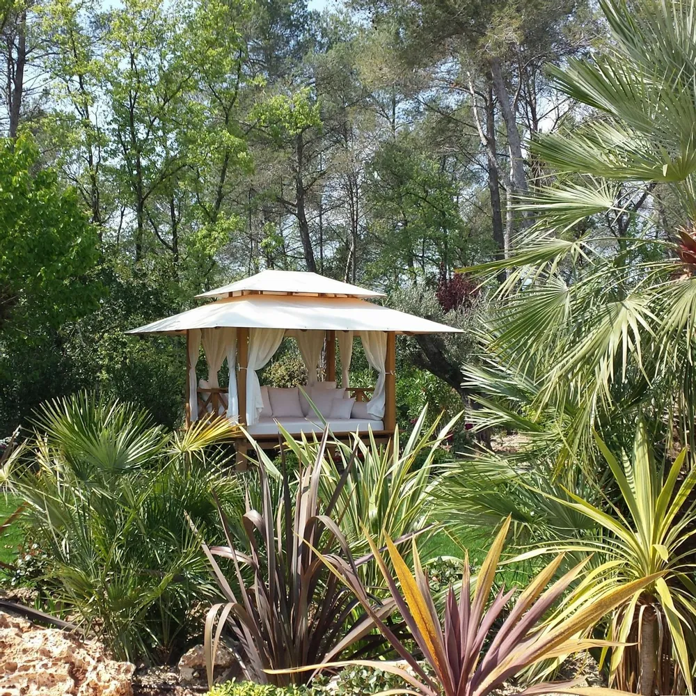 Gazébos, belvédères et pavillons de jardin - HONEYMOON - Gazebo, daybed, lit de jardin, espace détente, ombrage - HONEYMOON