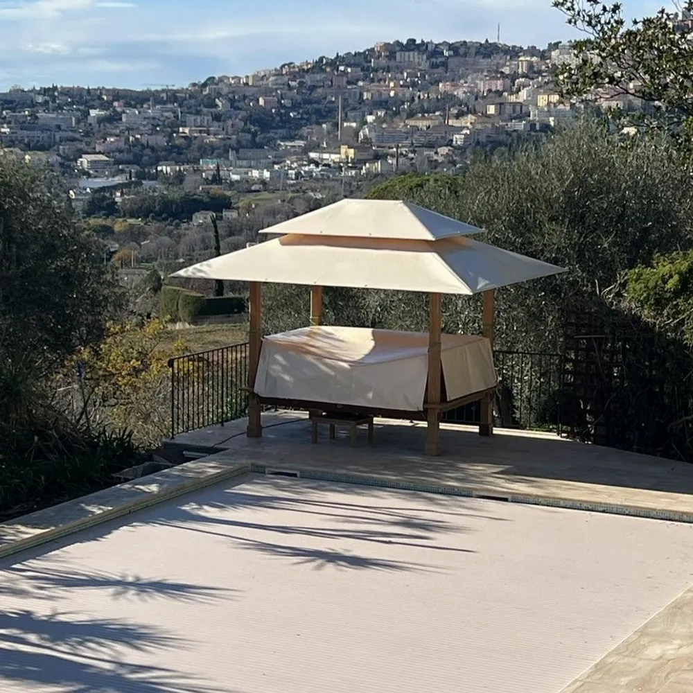 Gazébos, belvédères et pavillons de jardin - HONEYMOON - Gazebo, daybed, lit de jardin, espace détente, ombrage - HONEYMOON