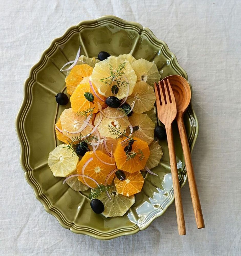 Platter and bowls - Oval plate - Communus - MARUMITSU POTERIE