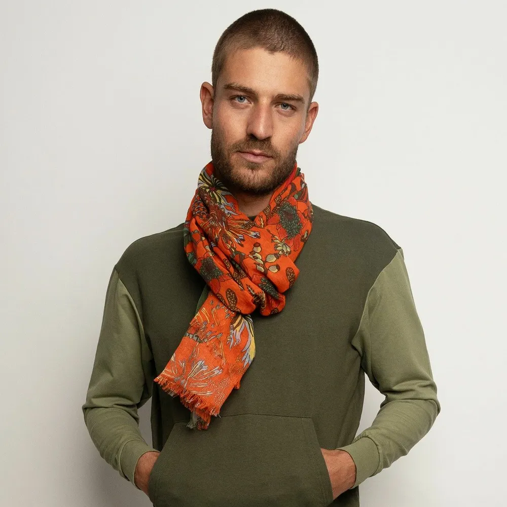 Scarves - FLORIAN cotton scarf - MONSIEUR CHARLI