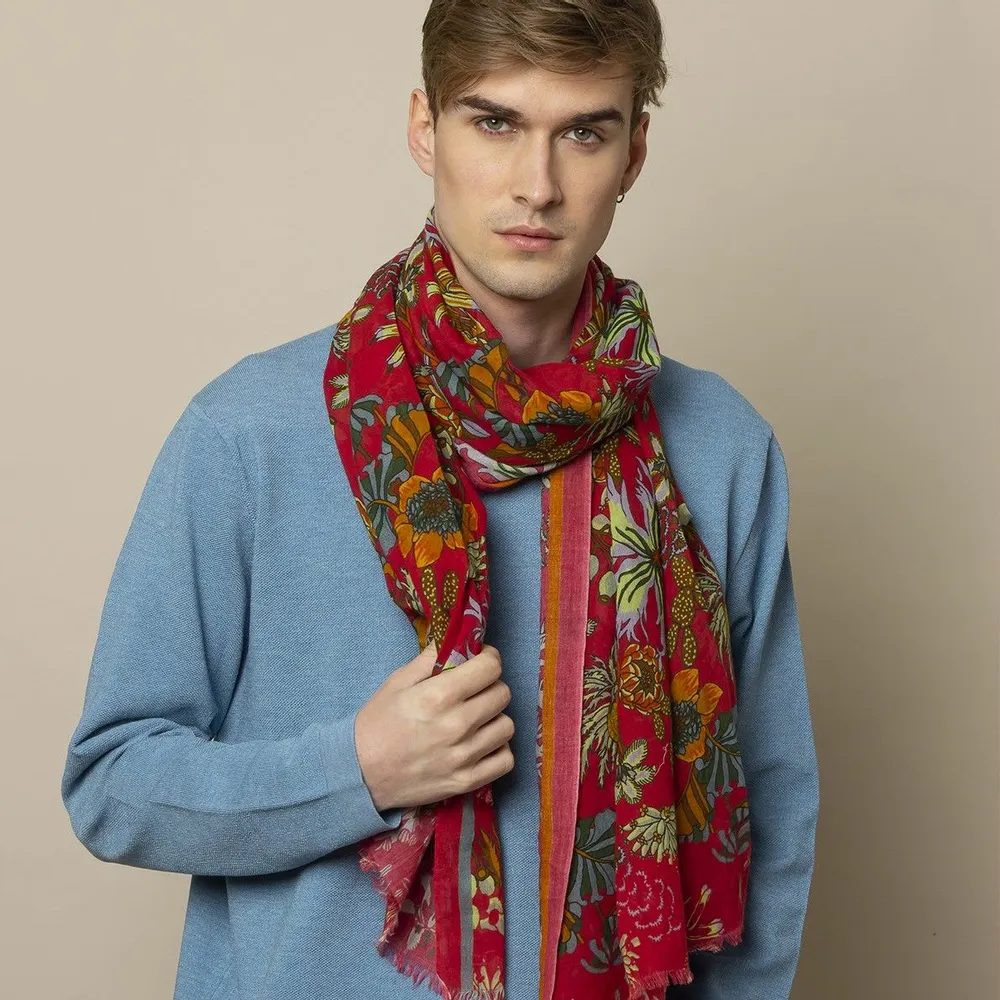 Scarves - FLORIAN cotton scarf - MONSIEUR CHARLI