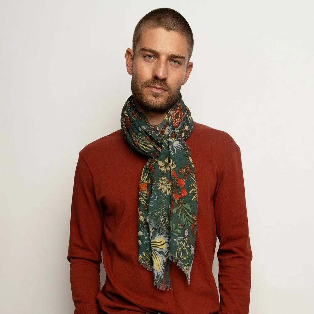 Scarves - FLORIAN cotton scarf - MONSIEUR CHARLI