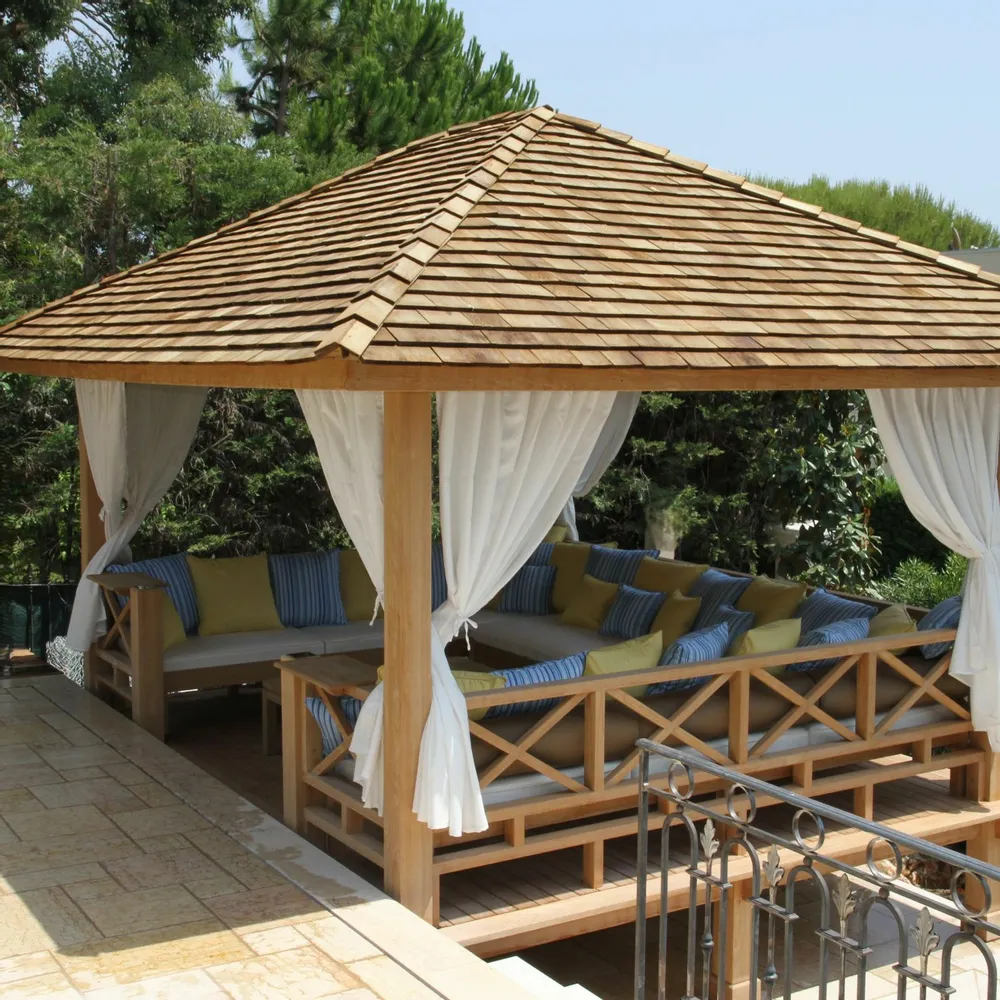 Arbors - SUNSET - pergola, lounge, gazebo, pavillon, pool house, sunshade - HONEYMOON